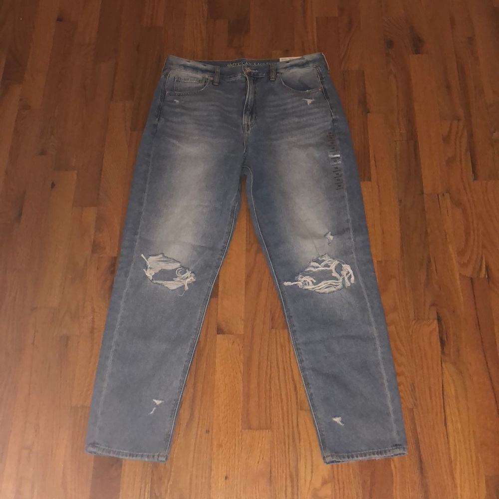blue light wash jeans